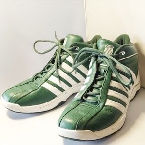 Vintage K-Swiss Green/White Men's Shoes